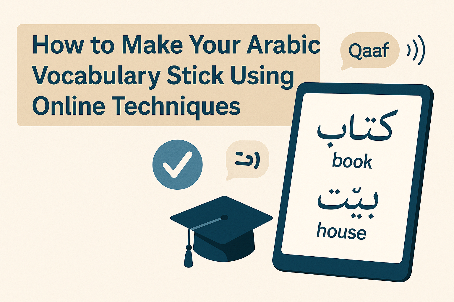 How to Make Your Arabic Vocabulary Stick Using Online Techniques