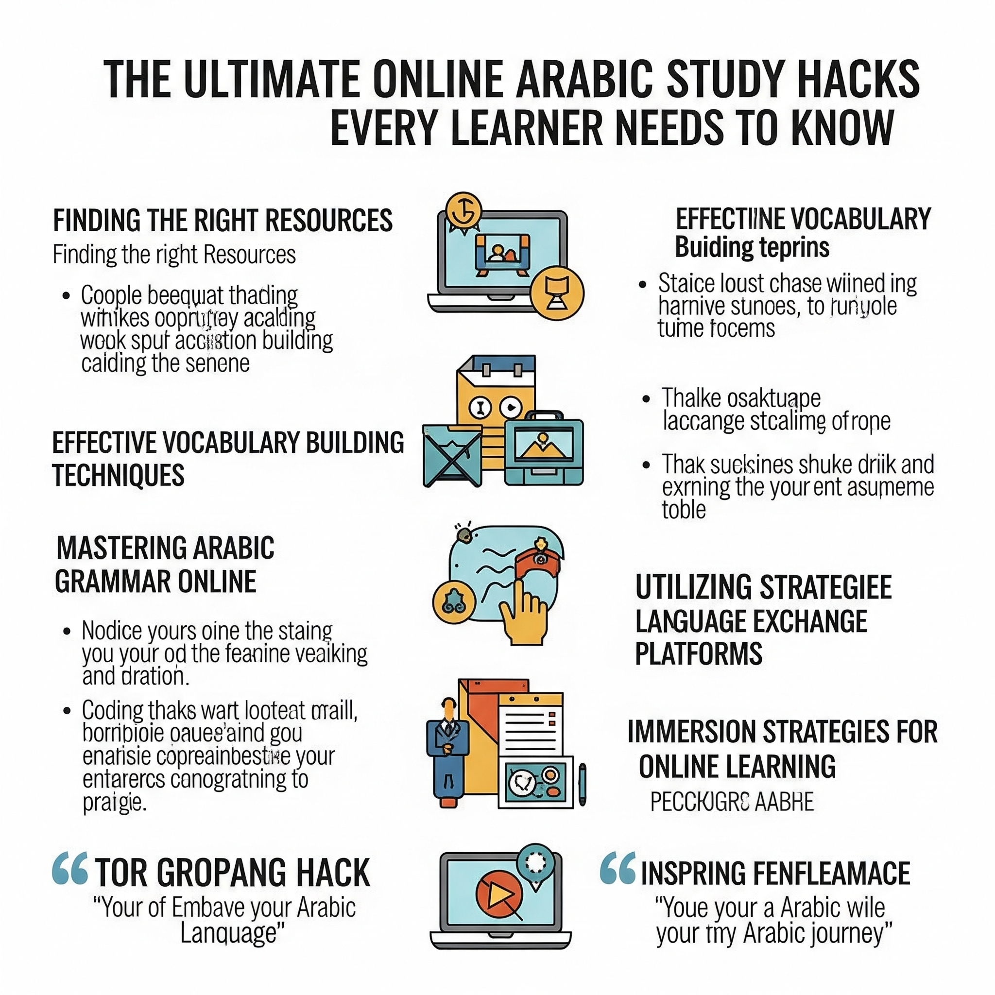 The Ultimate Online Arabic Study Hacks Every Learner Needs to Know