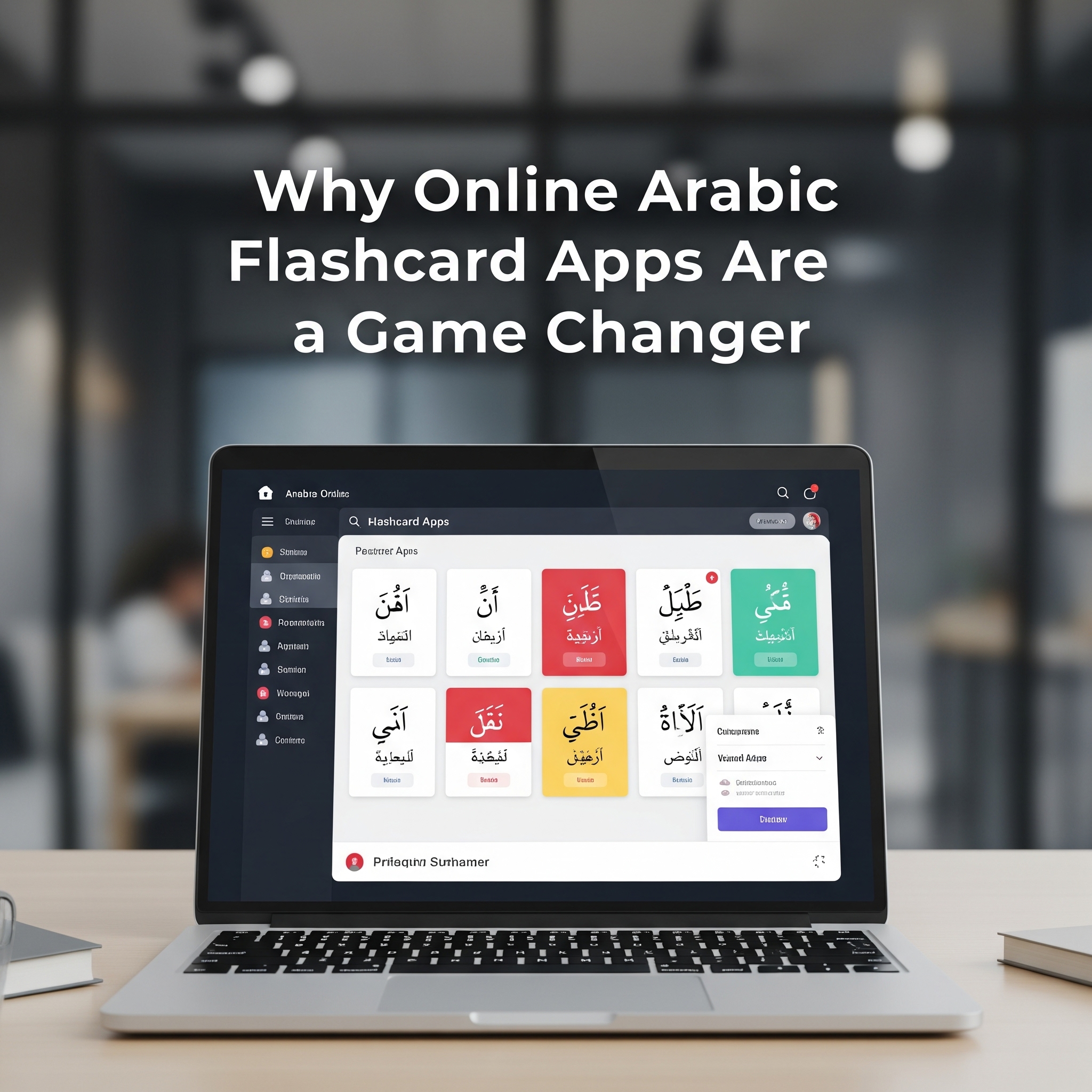 Why Online Arabic Flashcard Apps Are a Game Changer
