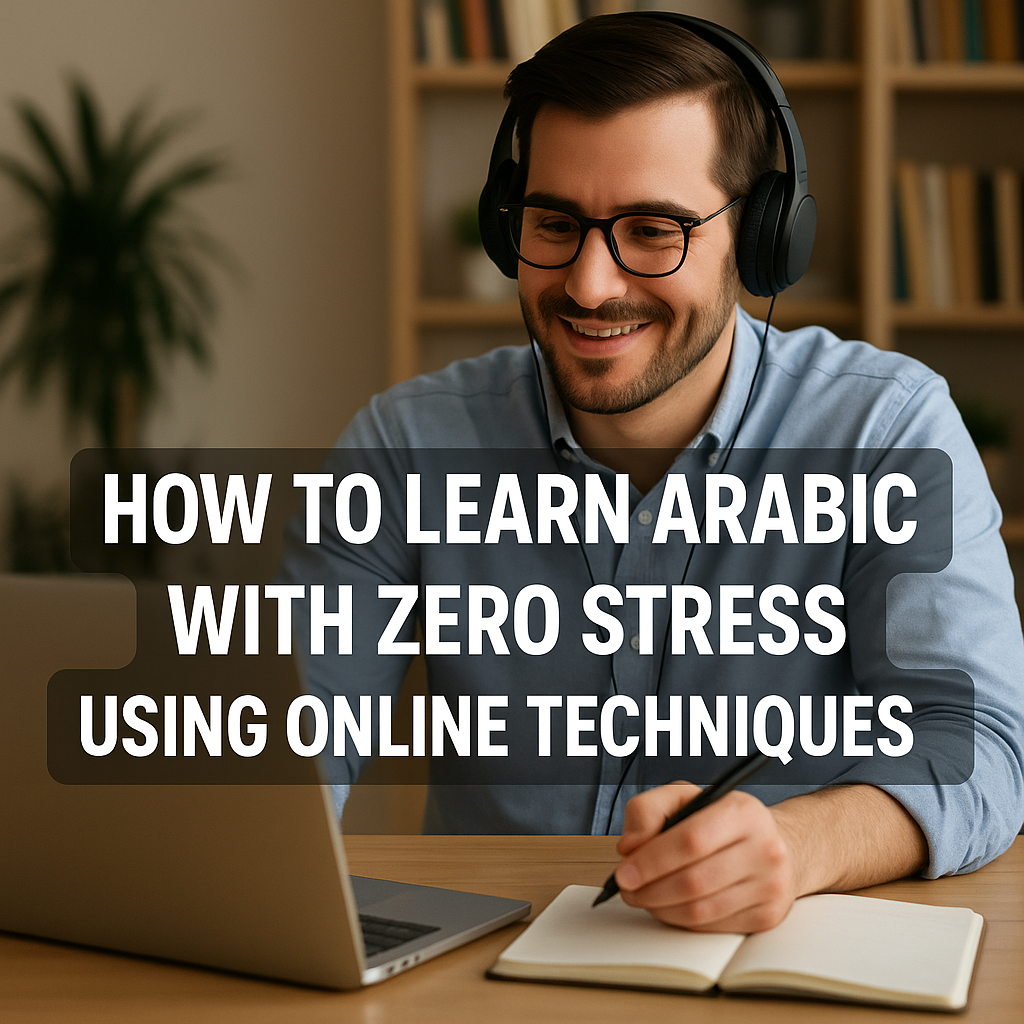 How to Learn Arabic with Zero Stress Using Online Techniques